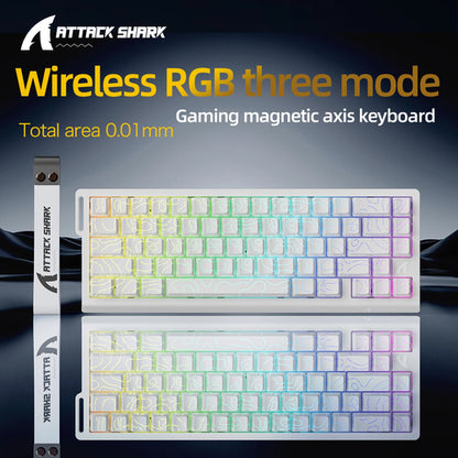 X68HE ATTACK SHARK Magnetic Gaming Keyboard Mechanical Wired for Pro