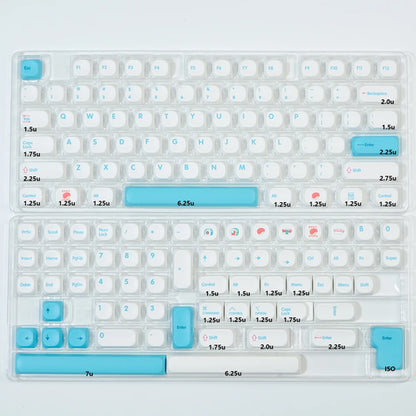 KBDiy KOA Profile Keycap GMK Style Retro 9009 Theme PBT Keycaps For