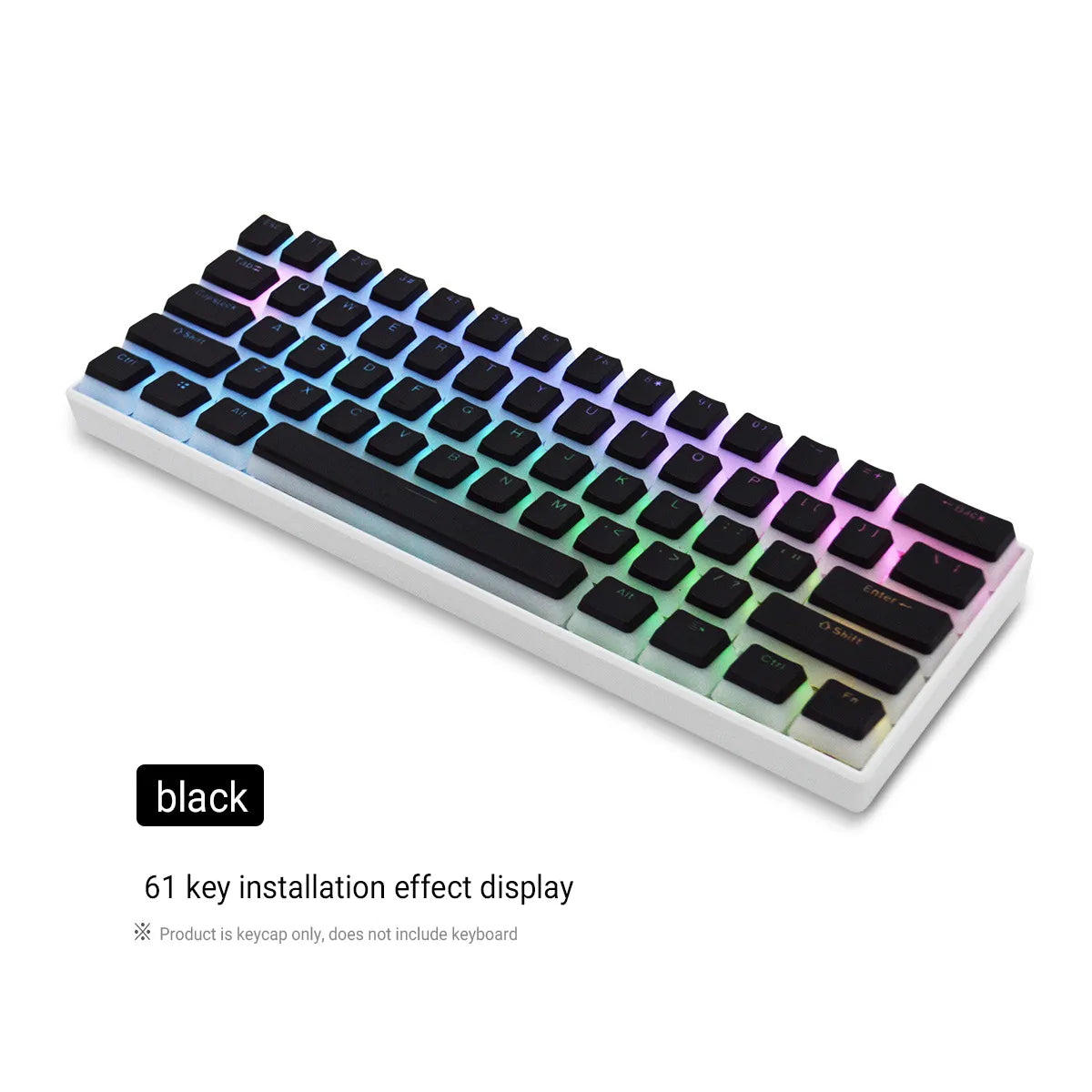129 Keys Pudding Keycaps OEM Profile PBT Double Shot Keycap For Mx