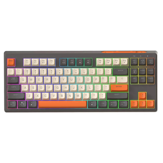 M87 Gaming Keyboard with Dual Mode Bluetooth 5.0 2.4Ghz Keyboard
