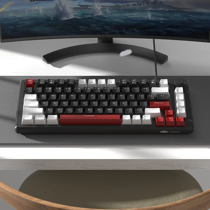 MageGee 75% Mechanical Gaming Keyboard with Knob Control, Blue Backlit