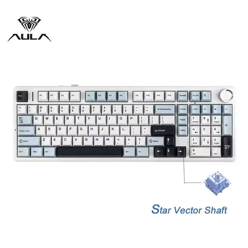 AULA F99PRO Gaming Mechanical Keyboard 99 Key Three Mode Wireless Hot