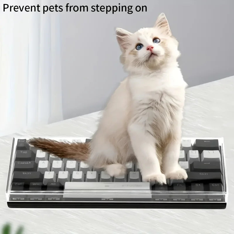 Acrylic Keyboard Clear Protector Case Mechanical Keyboard Dust Cover