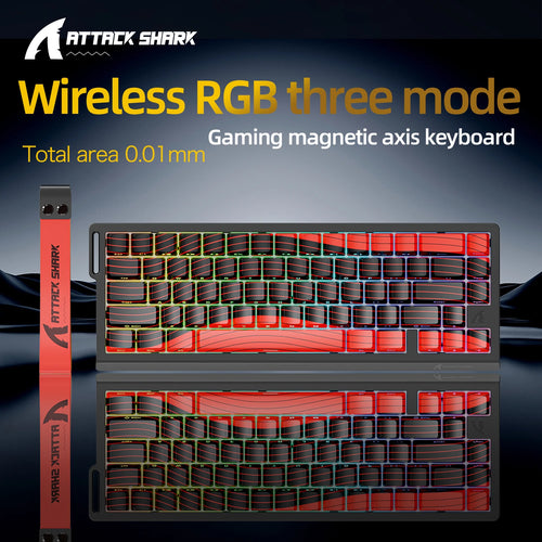 X68HE ATTACK SHARK Magnetic Gaming Keyboard Mechanical Wired for Pro