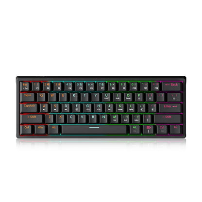MUCAI MK61 USB Gaming Mechanical Keyboard 61 Keys Red Switch Wired