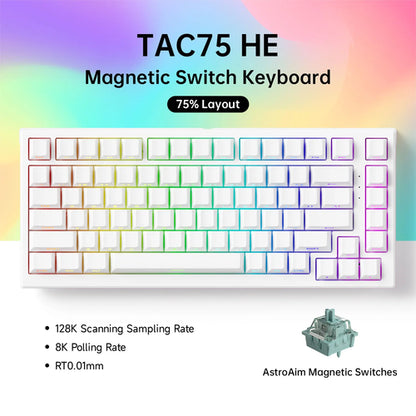 AKKO TAC75 HE Magnetic Switch Keyboard 75% Gaming Keyboards Rapid
