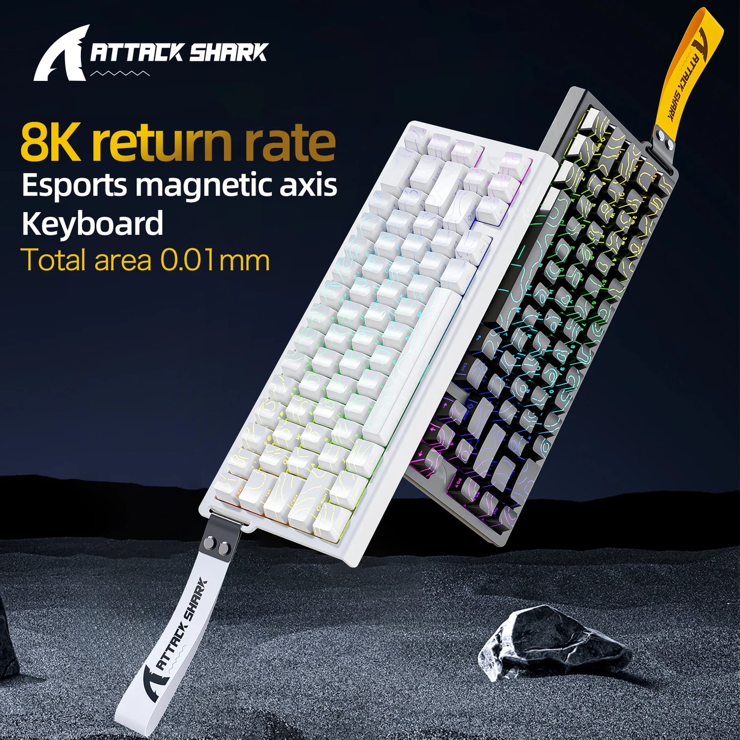 X68HE ATTACK SHARK Magnetic Gaming Keyboard Mechanical Wired for Pro