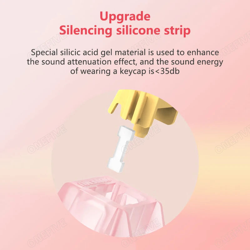 Outemu Silent Peach V3 Switch Lubed Silent Lemon V3 Switches