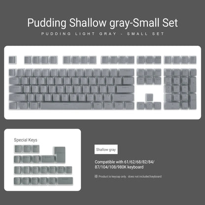 129 Keys Pudding Keycaps OEM Profile PBT Double Shot Keycap For Mx
