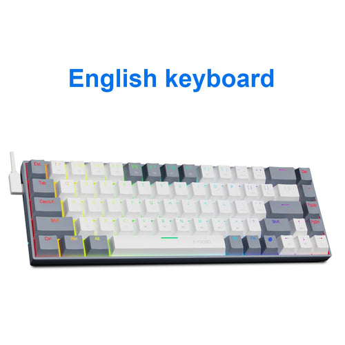 E-YOOSO Z686 RGB USB 60% Mini slim Mechanical Gaming Wired Keyboard