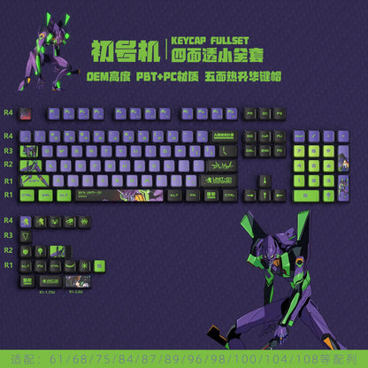 New Eva Rebuild Of Evangelion Anime Figure Four Sided Side Transparent