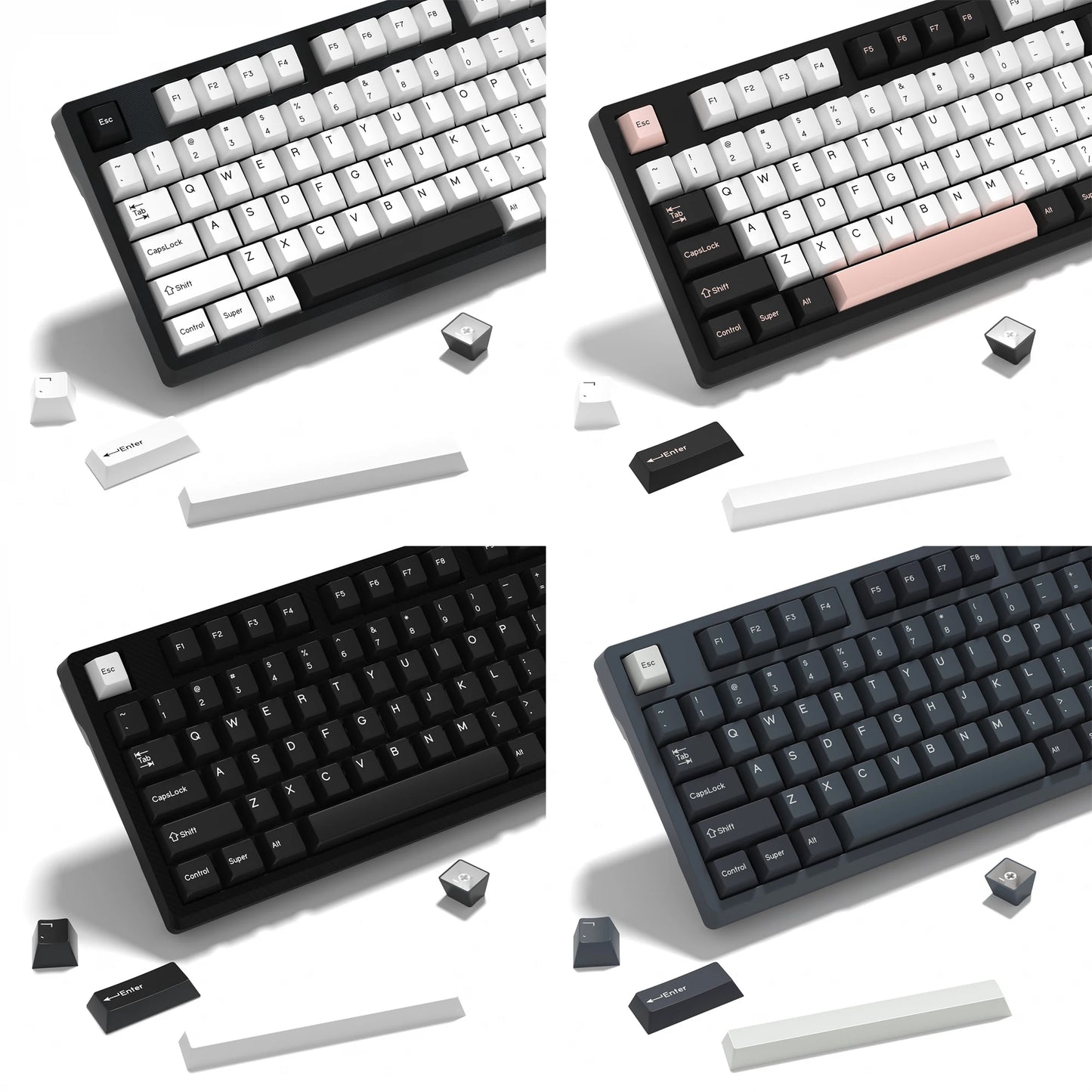 KBDiy GMK Keycap Double Shot GMK Olivia Shoko Jamon WOB Red Samurai