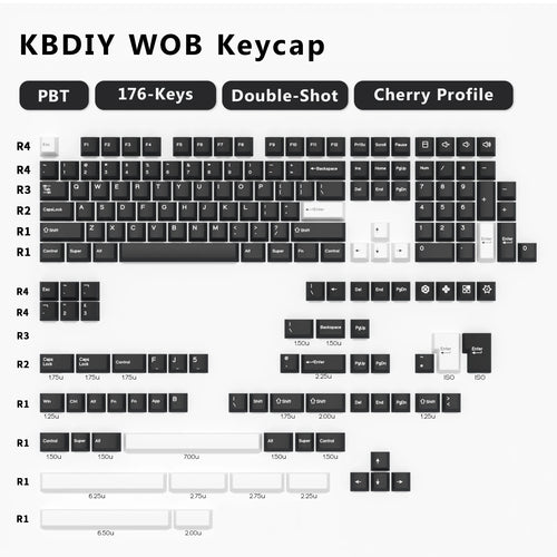 KBDiy GMK Keycap Double Shot GMK Olivia Shoko Jamon WOB Red Samurai