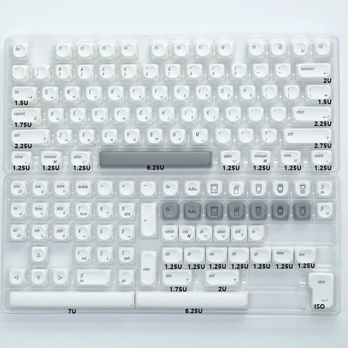 KBDiy KOA Profile Keycap GMK Style Retro 9009 Theme PBT Keycaps For