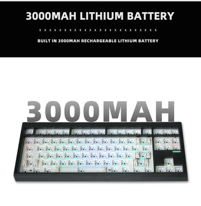 ZUOYA GMK87-L Mechanical Keyboard KIT 3-Mode Wireless Bluetooth Hot