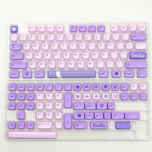 KBDiy KOA Profile Keycap GMK Style Retro 9009 Theme PBT Keycaps For