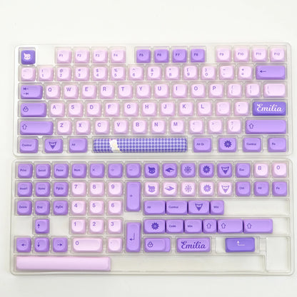 KBDiy KOA Profile Keycap GMK Style Retro 9009 Theme PBT Keycaps For