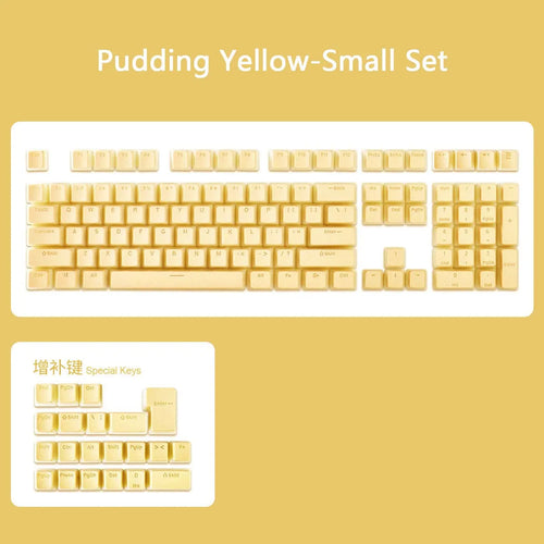 129 Keys Pudding Keycaps OEM Profile PBT Double Shot Keycap For Mx