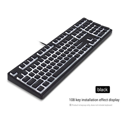 129 Keys Pudding Keycaps OEM Profile PBT Double Shot Keycap For Mx