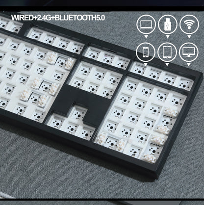 GMK108 Gaming Mechanical Keyboard Kit  RGB Backlight Hot Swap Backlit