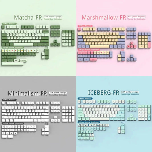FR Keycaps PBT XDA Keycap For Cherry MX Switch Gaming Mechanical