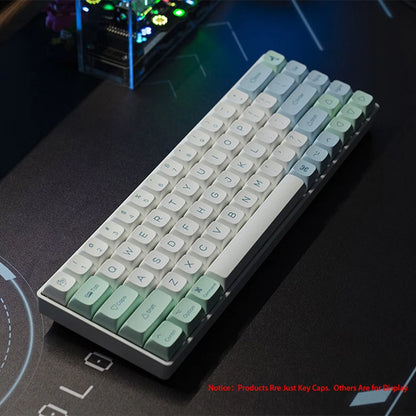135 keys Ice Crystal Mint Keycaps Profile XDA PBT Dye-Sub Key Cap for