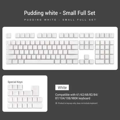 129 Keys Pudding Keycaps OEM Profile PBT Double Shot Keycap For Mx