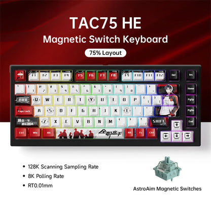 AKKO TAC75 HE Magnetic Switch Keyboard 75% Gaming Keyboards Rapid