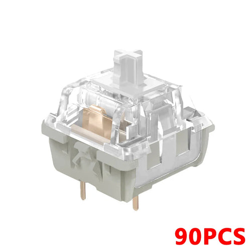 KBDiy Kang White V3 Switches for DIY Aula F87 Mechanical Keyboard