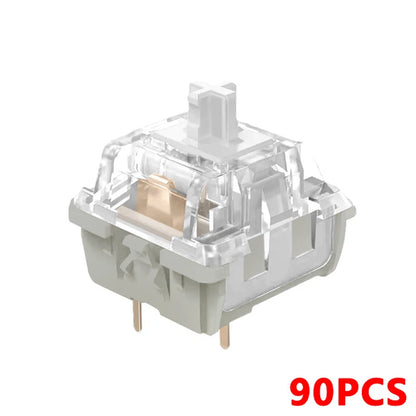 KBDiy Kang White V3 Switches for DIY Aula F87 Mechanical Keyboard