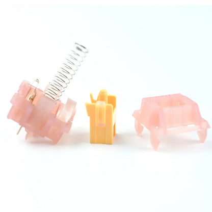 Outemu Silent Peach V3 Switches Lubed Update Silent Lemon V3 Switch