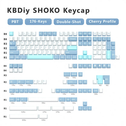 KBDiy GMK Keycap Double Shot GMK Olivia Shoko Jamon WOB Red Samurai