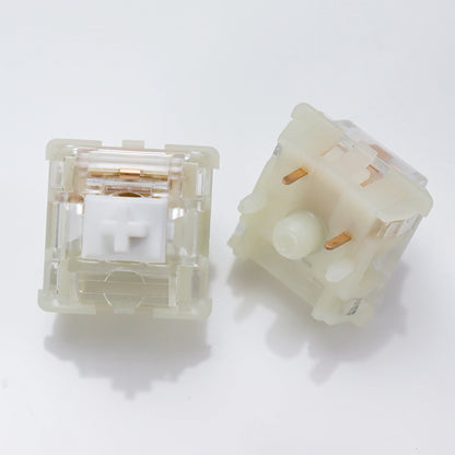 KBDiy Kang White V3 Switches for DIY Aula F87 Mechanical Keyboard