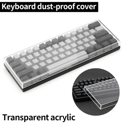 Acrylic Keyboard Clear Protector Case Mechanical Keyboard Dust Cover