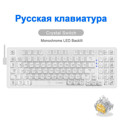 E-YOOSO Z94 USB Mechanical Gaming Keyboard Wired Monochrome Backlit 94