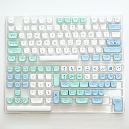 KBDiy KOA Profile Keycap GMK Style Retro 9009 Theme PBT Keycaps For